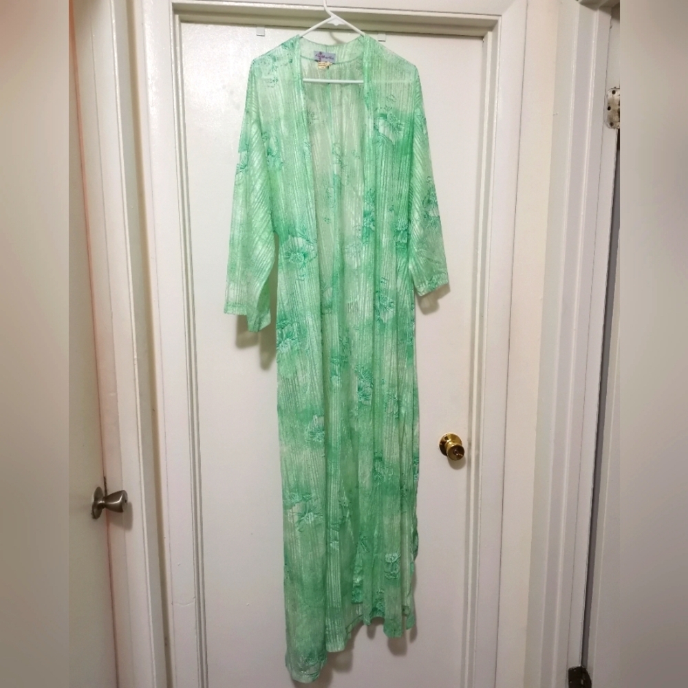 VINTAGE 1960 ROSE MARIE REID LONG SWIM COVER UP